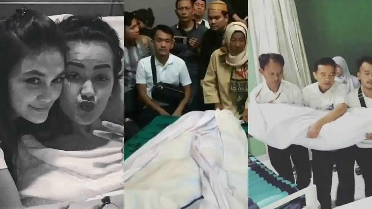 Julia Perez Meninggal - Luna Maya Ikut Dalam Ambulans Antar Jenazah ke Rumah Duka