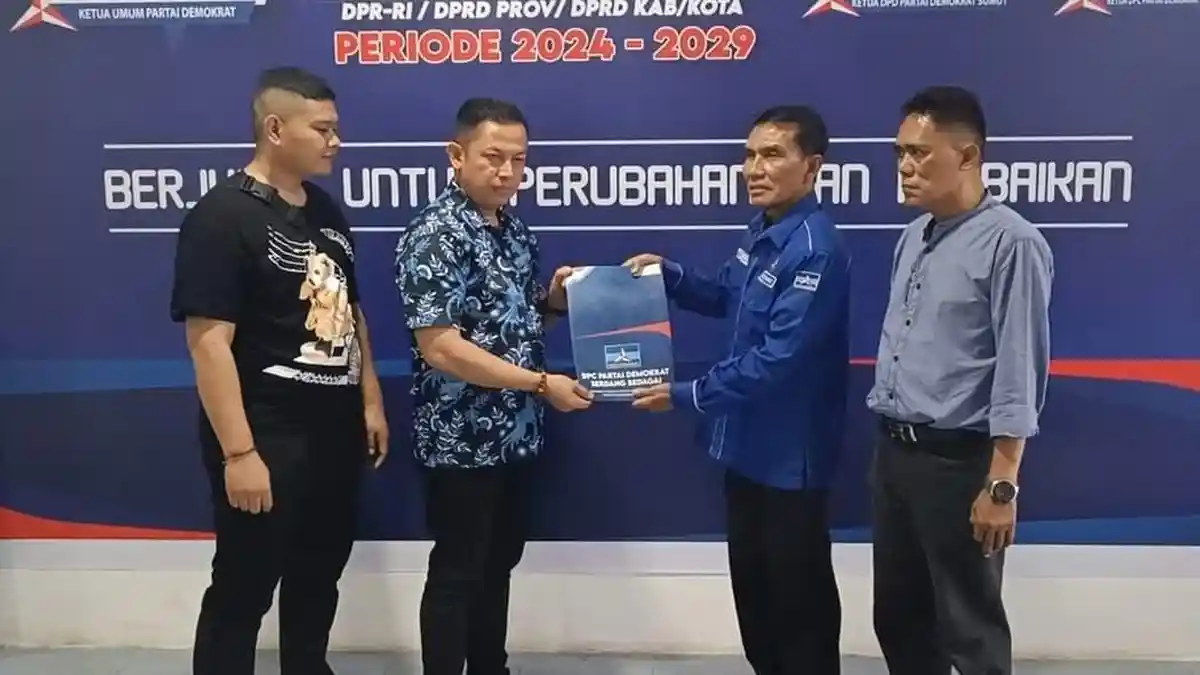 Daftar Bakal Calon Legislatif, Mantan Sekretaris Dewan Sergai Gabung ke Partai Demokrat