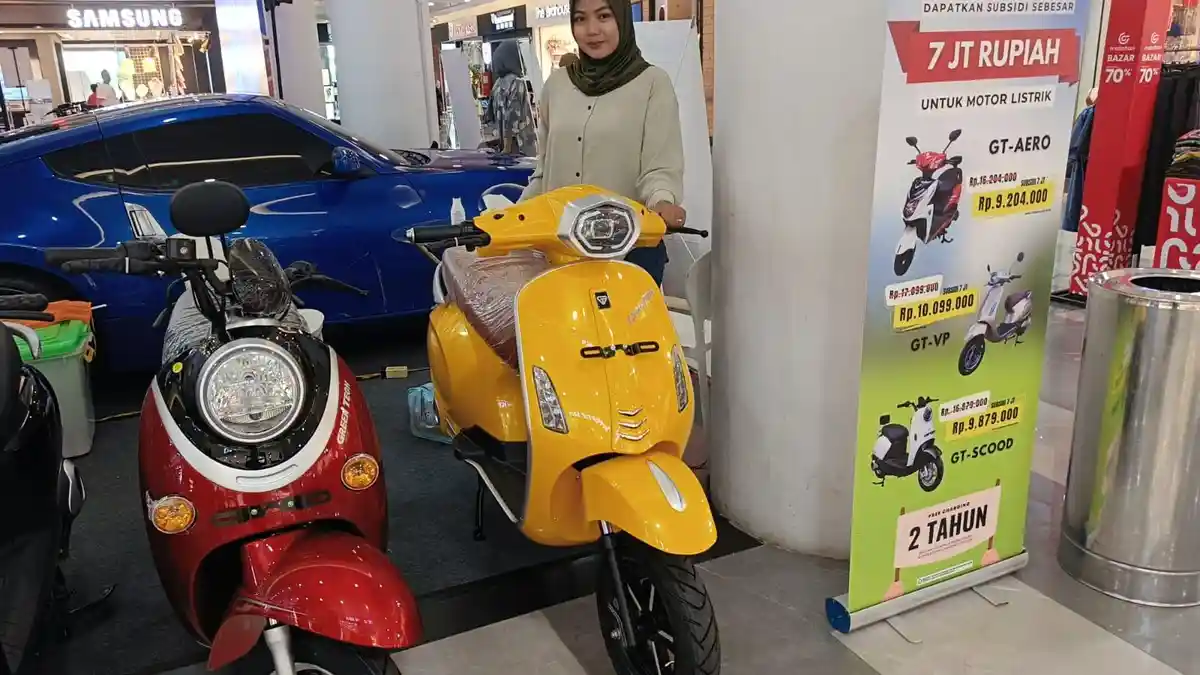 Bergaya Retro, Motor Listrik Bersubsidi dari Green Tech Dijual Rp 10 Jutaan Saja