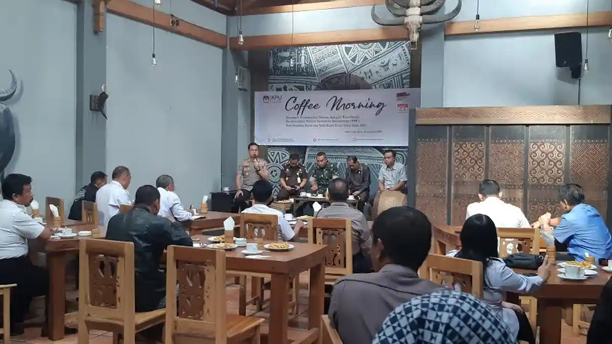 Perekrutan PPK, KPU Toraja Utara Gelar Coffee Morning Bersama Stakeholder