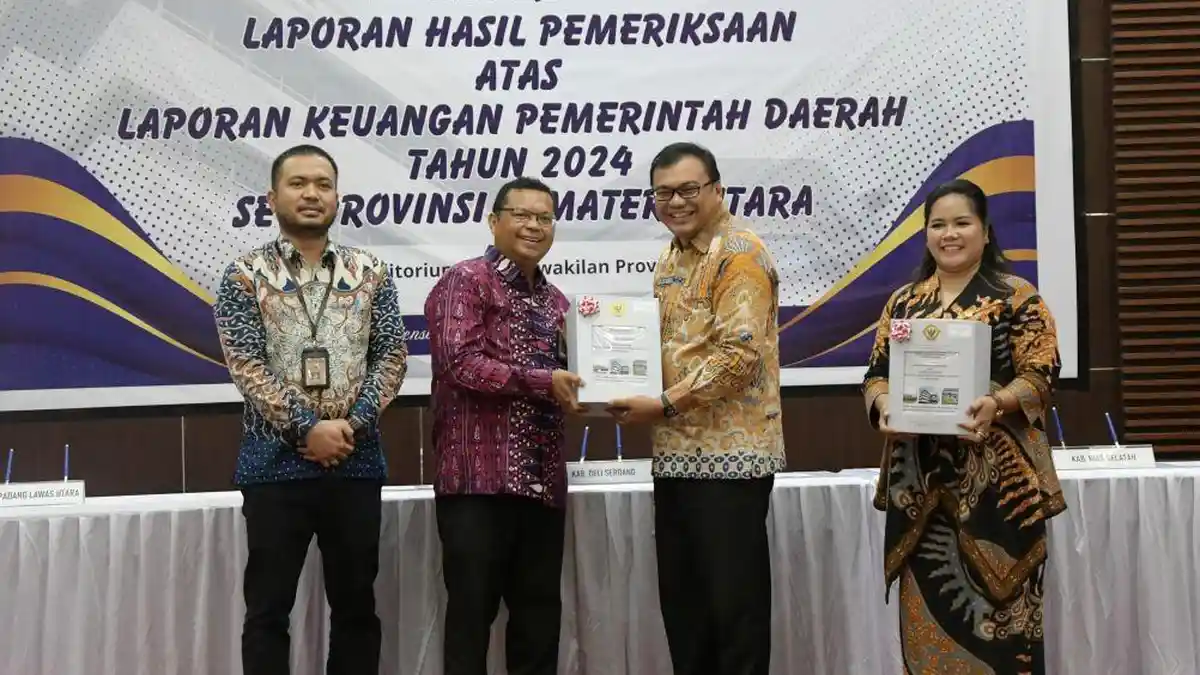 Membanggakan! Pemkab Deliserdang Raih Opini WTP 7 Kali Berturut-turut
