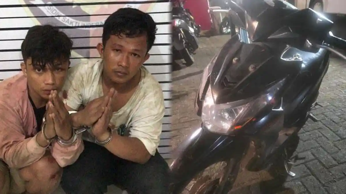 Gagal Bawa Motor Curiannya, Dua Maling di Garu I Nyaris Tewas Digebuki Warga