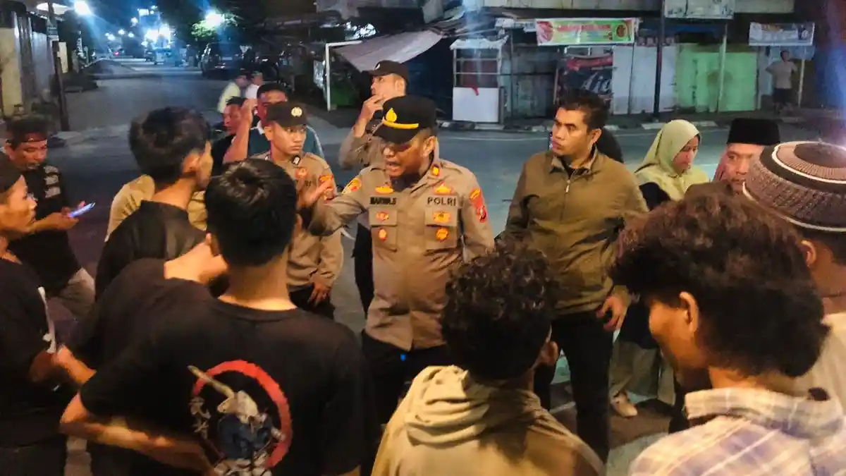 Antisipasi Tawuran Remaja, Polsek Sibolga Sambas Patroli Asmara Subuh di Sibolga