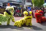 Manjakan Penumpang saat Imlek, Ada Atraksi Barongsai di Stasiun Purwokerto
