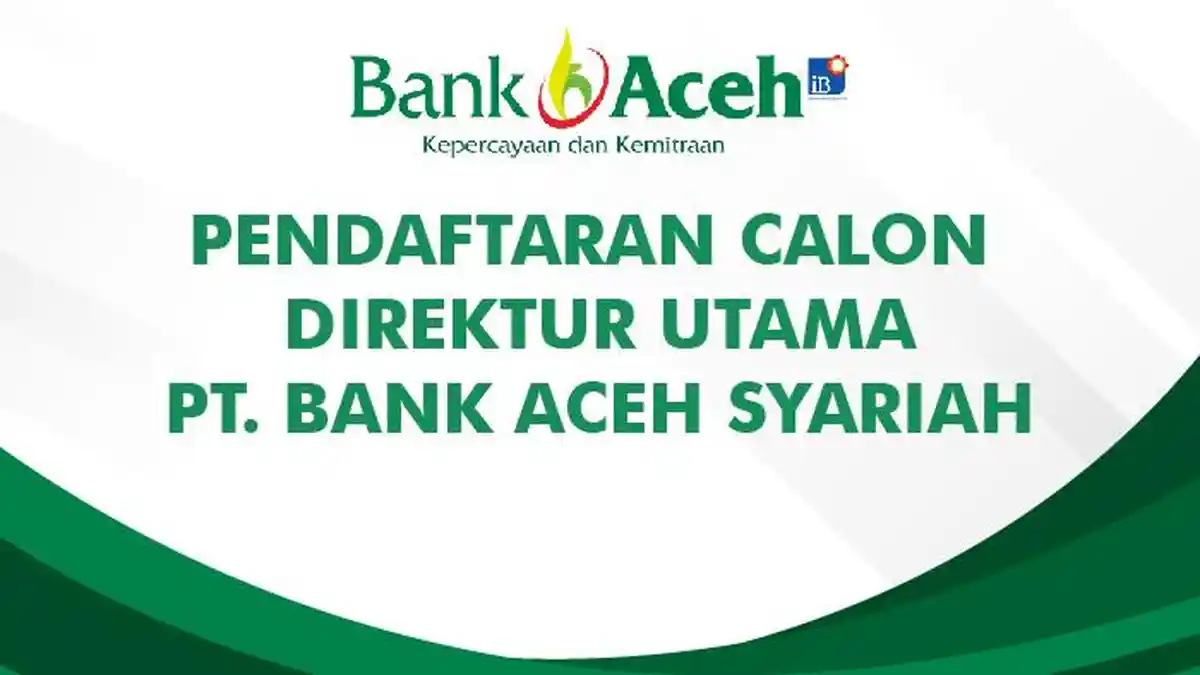 Proses Seleksi Dirut Bank Aceh Syariah Bebas dari Intervensi PSP, Begini Kata Mirza Tabrani