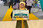 Yesha Siswi SD di Palembang Sabet Juara 1 Fashion Show Cilik Sambil Jalani Ibadah Ramadan
