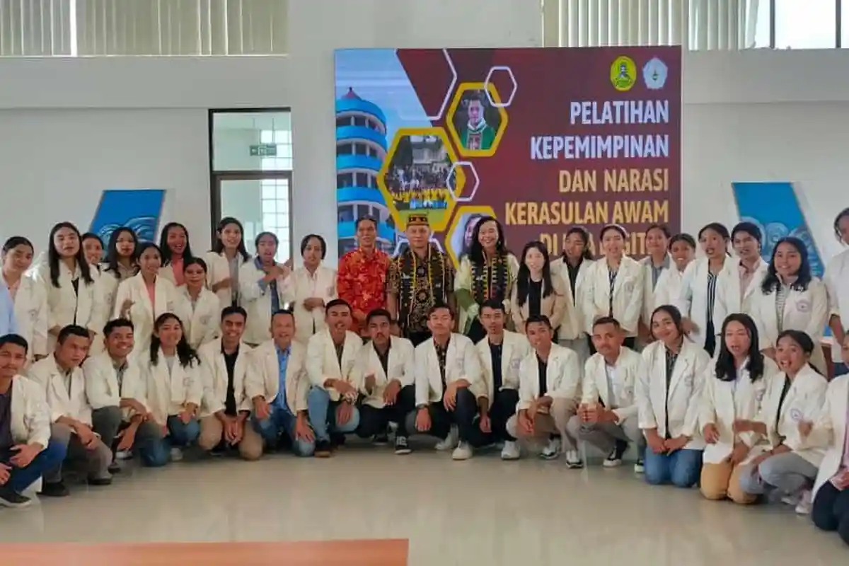 54 Mahasiswa Unika Ruteng Dibekali Pelatihan Kepemimpinan dan Narasi Kerasulan Awam Era Digital