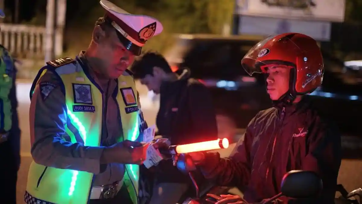 Operasi Malam Hari, Satlantas Polres Parepare Sita Puluhan Kendaraan