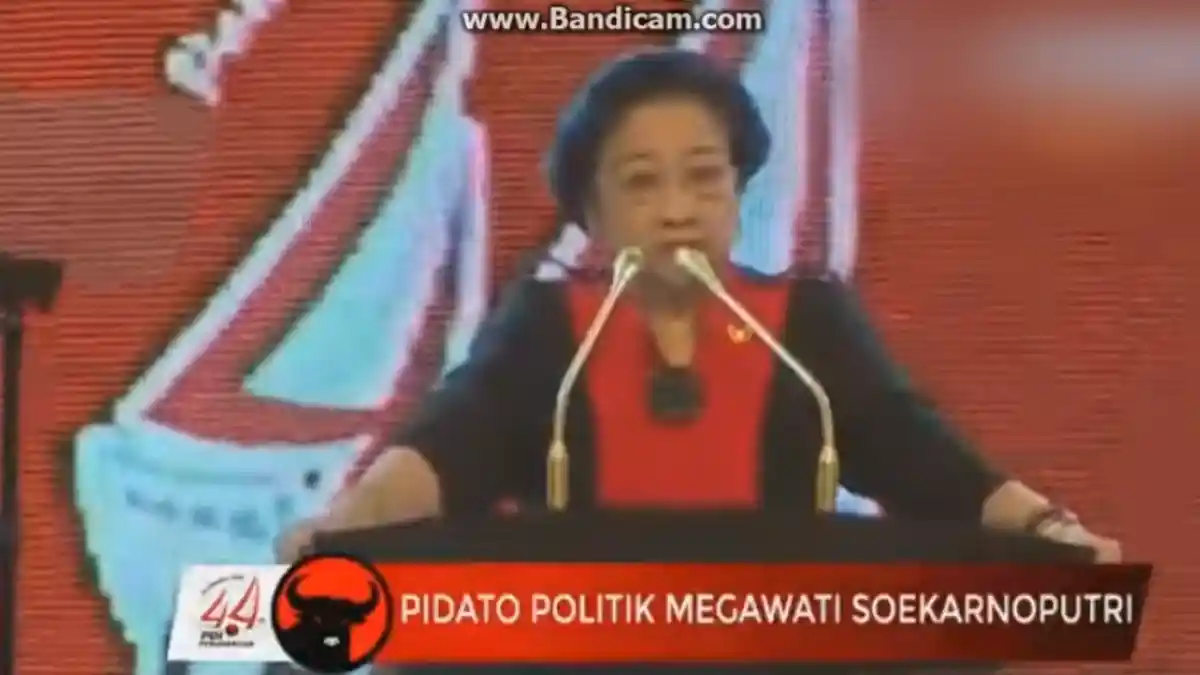 Pidato Megawati Soekarnoputri Pada HUT Ke-44 PDI Perjuangan