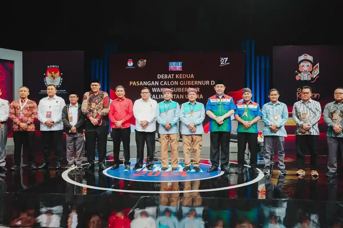 Debat Kedua Paslon Pilgub Kaltara Lebih Hidup, KPU Optimistis Mantapkan Referensi Calon Pemilih