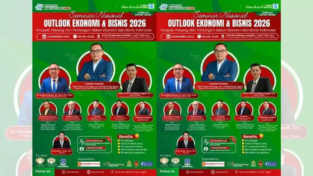 Universitas MTU Akan Gelar Seminar Nasional “Outlook Ekonomi dan Bisnis 2026”