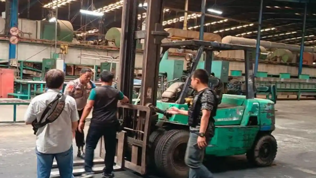Rem Blong, Karyawan Pabrik Karet di Musi Rawas Tewas Terlindas Forklift yang Dikendarai Rekannya
