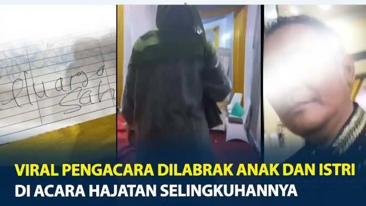 Viral Anak dan Istri Sah Datangi Suami yang Lagi Hajatan di Rumah Selingkuhan