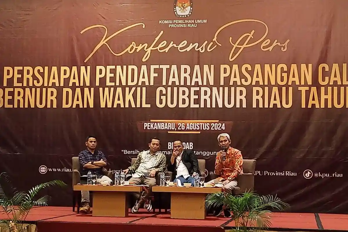 Ini Jadwal Pendaftaran Tiga Paslon Pilgub Riau 2024, Sudah Lapor ke KPU