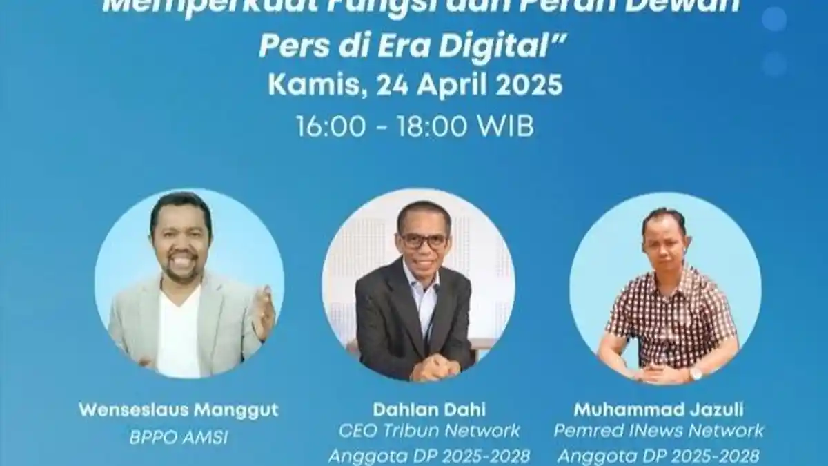 CEO Tribun Network Dahlan Dahi Beber Tantangan Jurnalisme Masa Kini dan Peran Dewan Pers