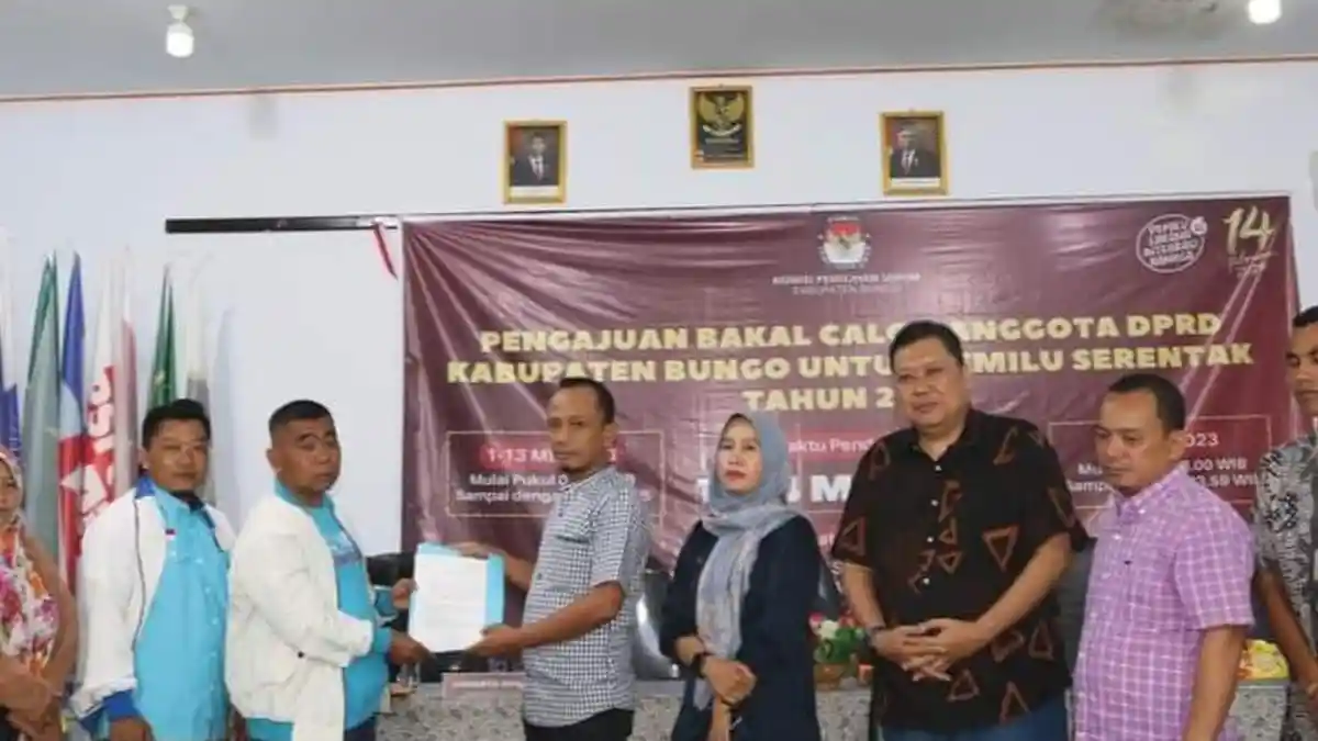 Sempat Dikembalikan, Berkas Pengajuan Bacaleg DPD Partai Gelora Bungo Kini Diterima Oleh KPU