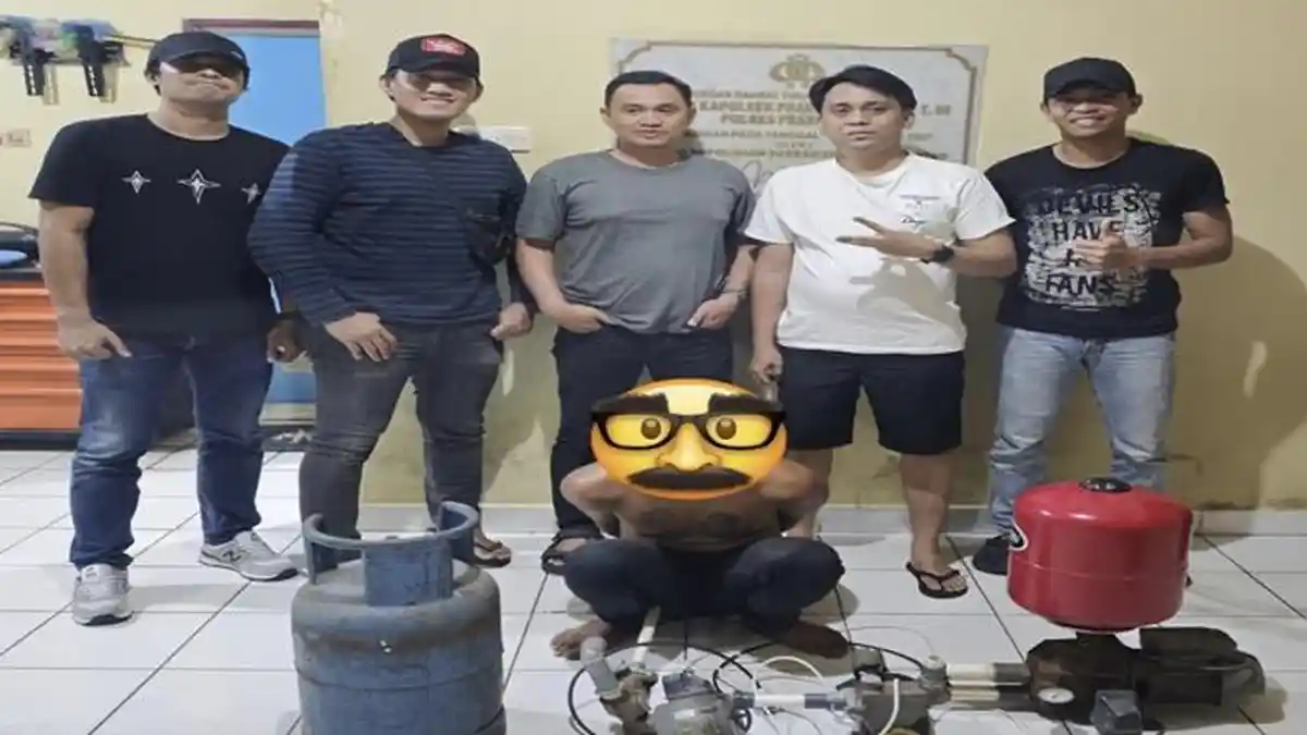 Bobol Rumah Warga, Residivis di Prabumulih Ditangkap Polisi Curi Mesin Air