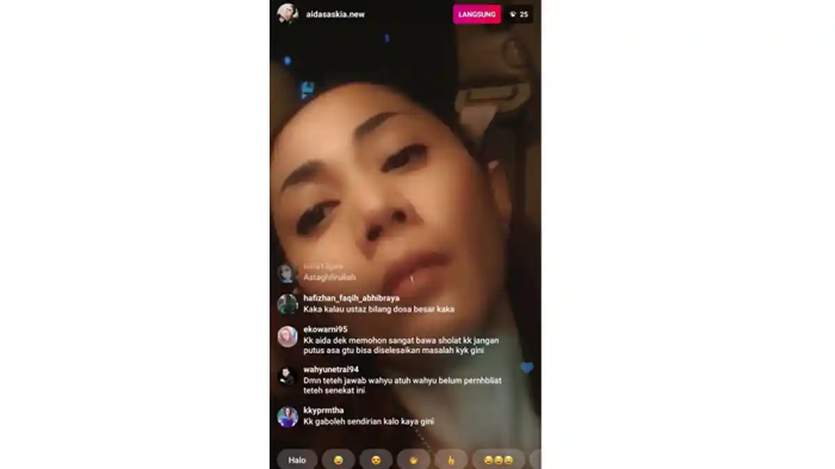 Sebelum Prank Percobaan Bunuh Diri, Aida Saskia Titip Anak ke Mantan Suami