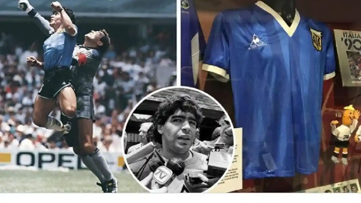Nilai Fantastis, Bola 'Gol Tangan Tuhan' Diego Maradona Siap Dilelang, Bersejarah, Segini Harganya