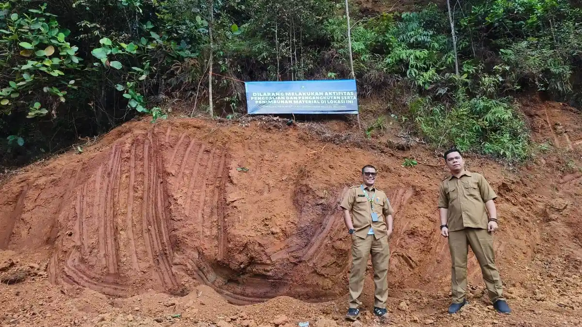 Dinas ESDM Minta Setop Pengangkutan Tanah Puru di Juru Seberang
