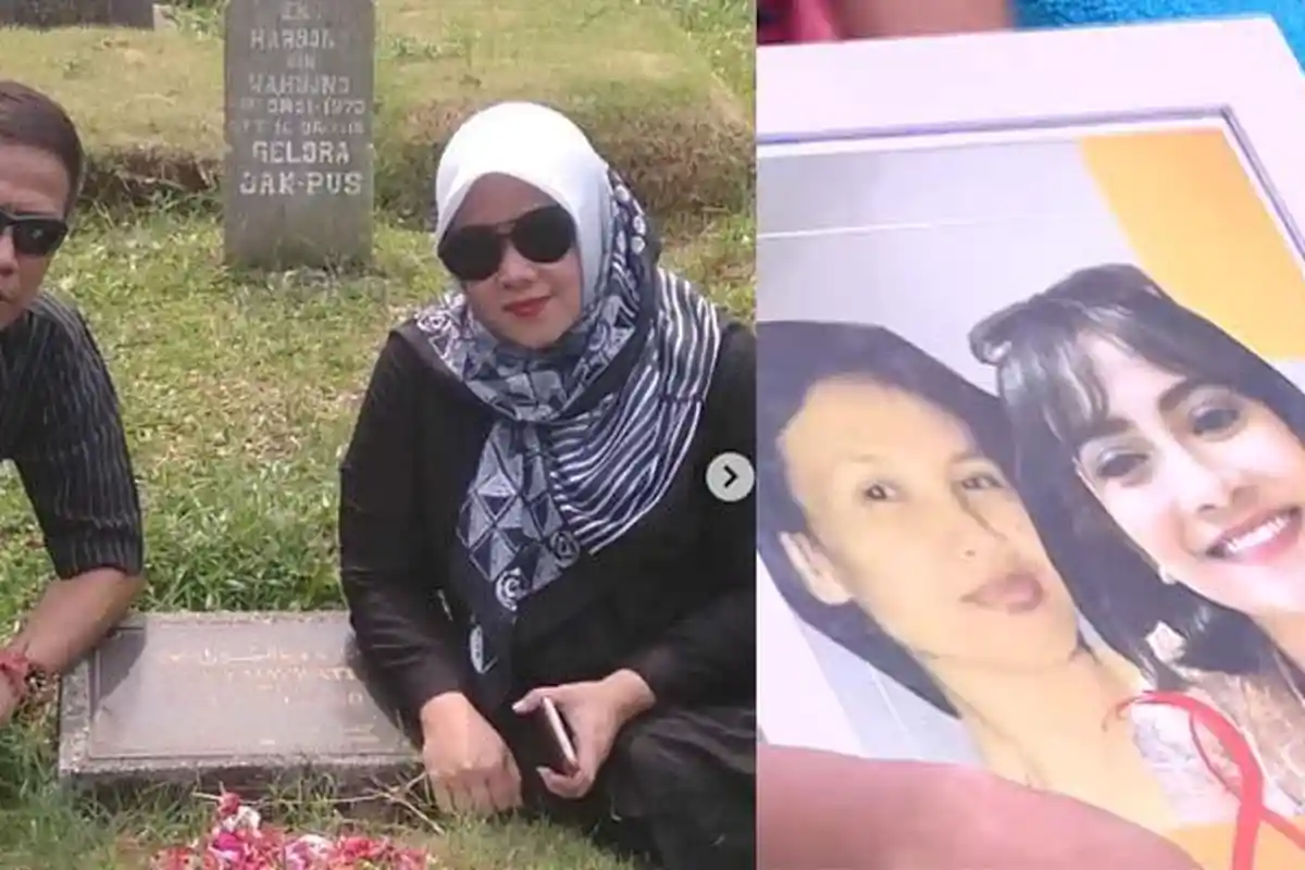 Mama Sambung Lakukan Ini di Makam Ibunda Vanessa Angel, Dody Sudrajat Sebut Terjadi Fenomena Alam