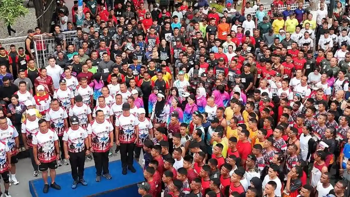 2.500 Peserta Ikuti Fun Run 8,1 Kilometer HUT TNI di Papua