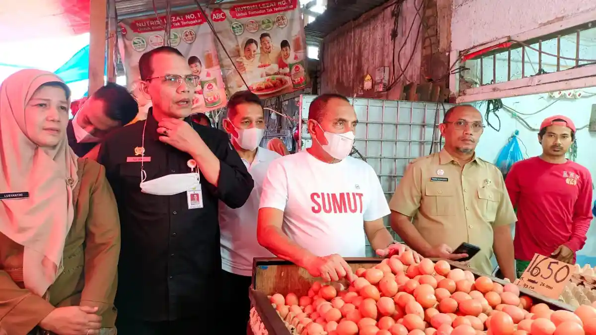 Tiga Lokasi Pasar Murah di Medan Jelang Tahun Baru, Gubernur Edy Tawarkan Beras Rp 10 Ribu Per Kg