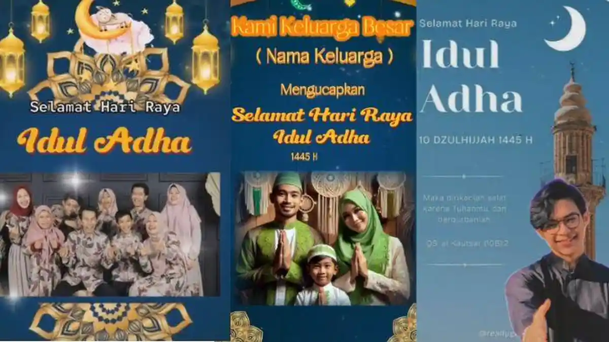 10 Template CapCut Idul Adha 2024, Bagikan Twibbon Video Hari Raya Kurban ke WA/IG