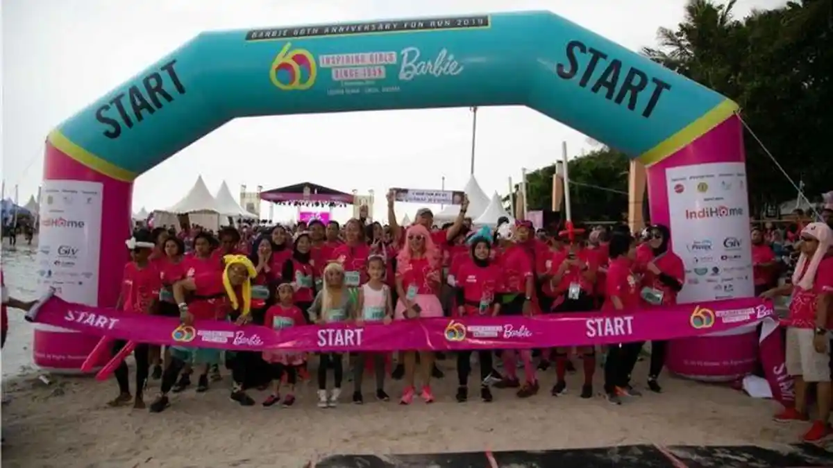 Jakarta Barbie Run 2019 Nge-Pink-In Lagoon Ancol Jakarta