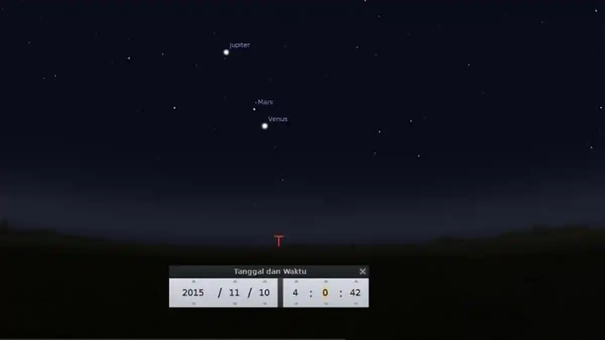 Tiga Planet dalam Posisi Segaris Dini Hari Tadi, Adakah yang Mengaitkan dengan Malapetaka?