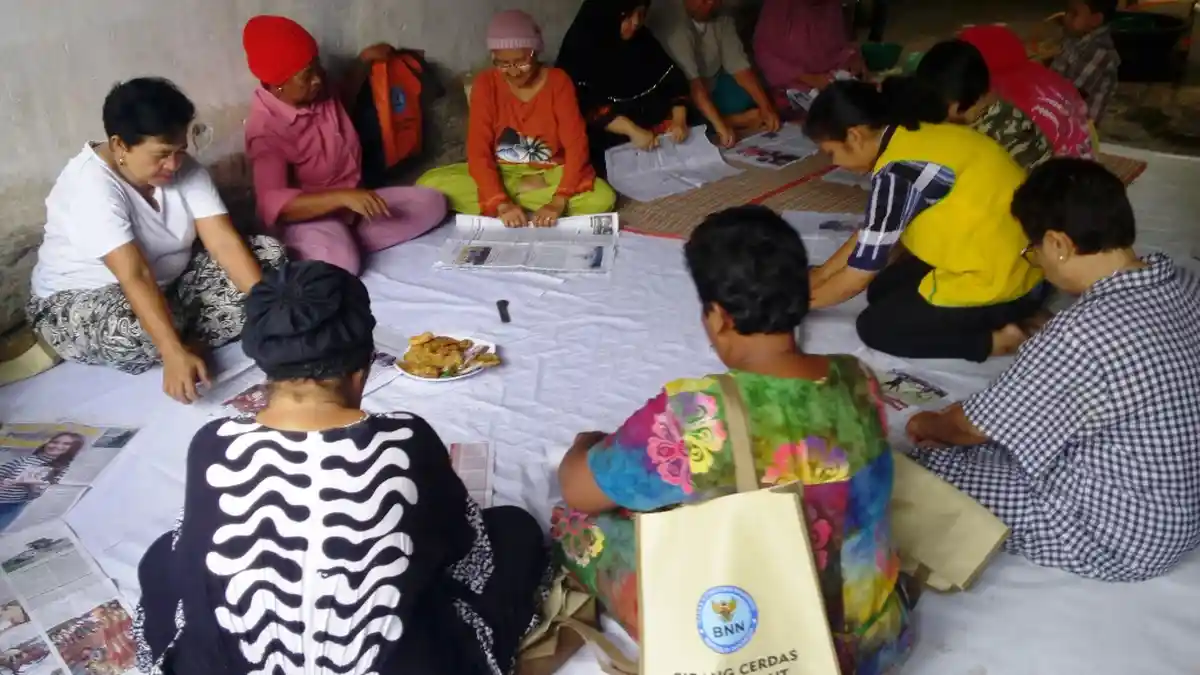 Jauhkan Narkoba di Kampung Kubur, BNNP Sumut Buka Industri Rumahan
