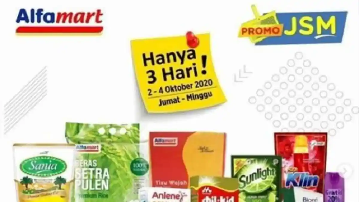 Katalog Promo Alfamart JSM Weekend Periode 02-04 Oktober 2020, Sunlight Hanya Rp 9.500