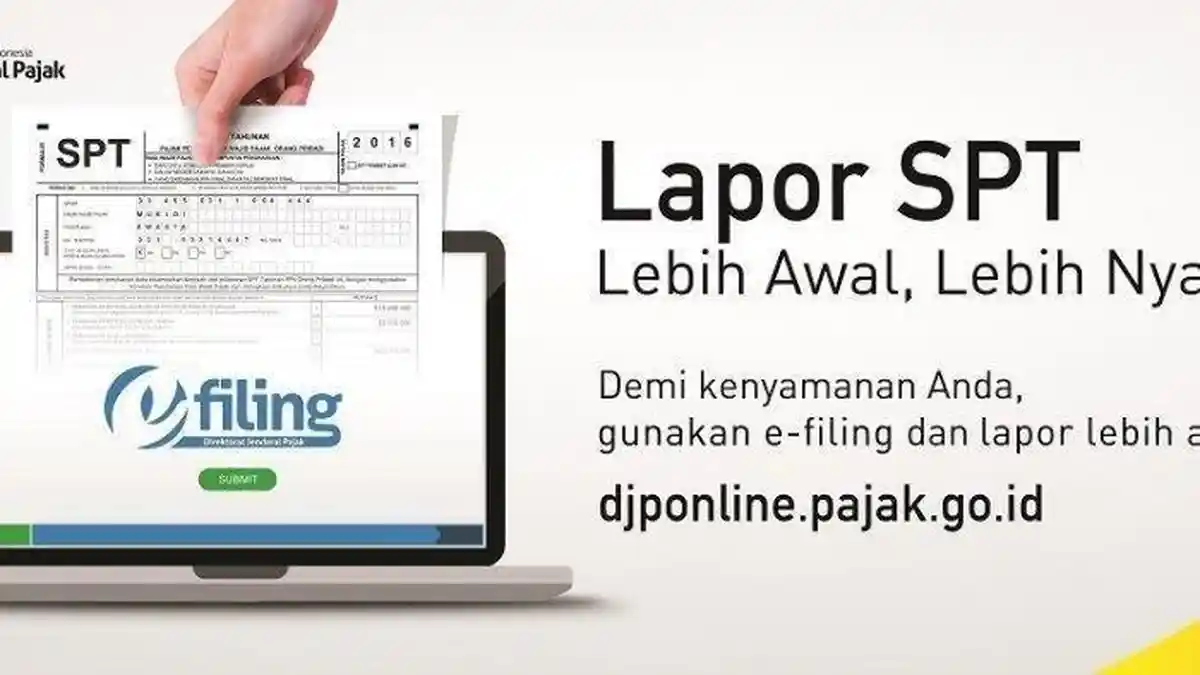 Cara Lapor SPT Tahunan PPh Pajak secara Online, Ada 3 Jenis Formulir