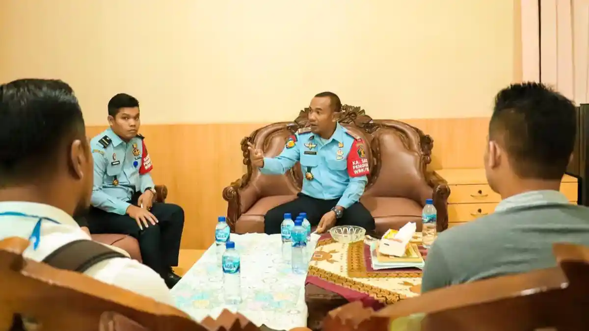 Kalapas Rantauprapat Kemenkumham Sumut Terima Audiensi Panitia Pemungutan Suara  Pemilu Tahun 2024