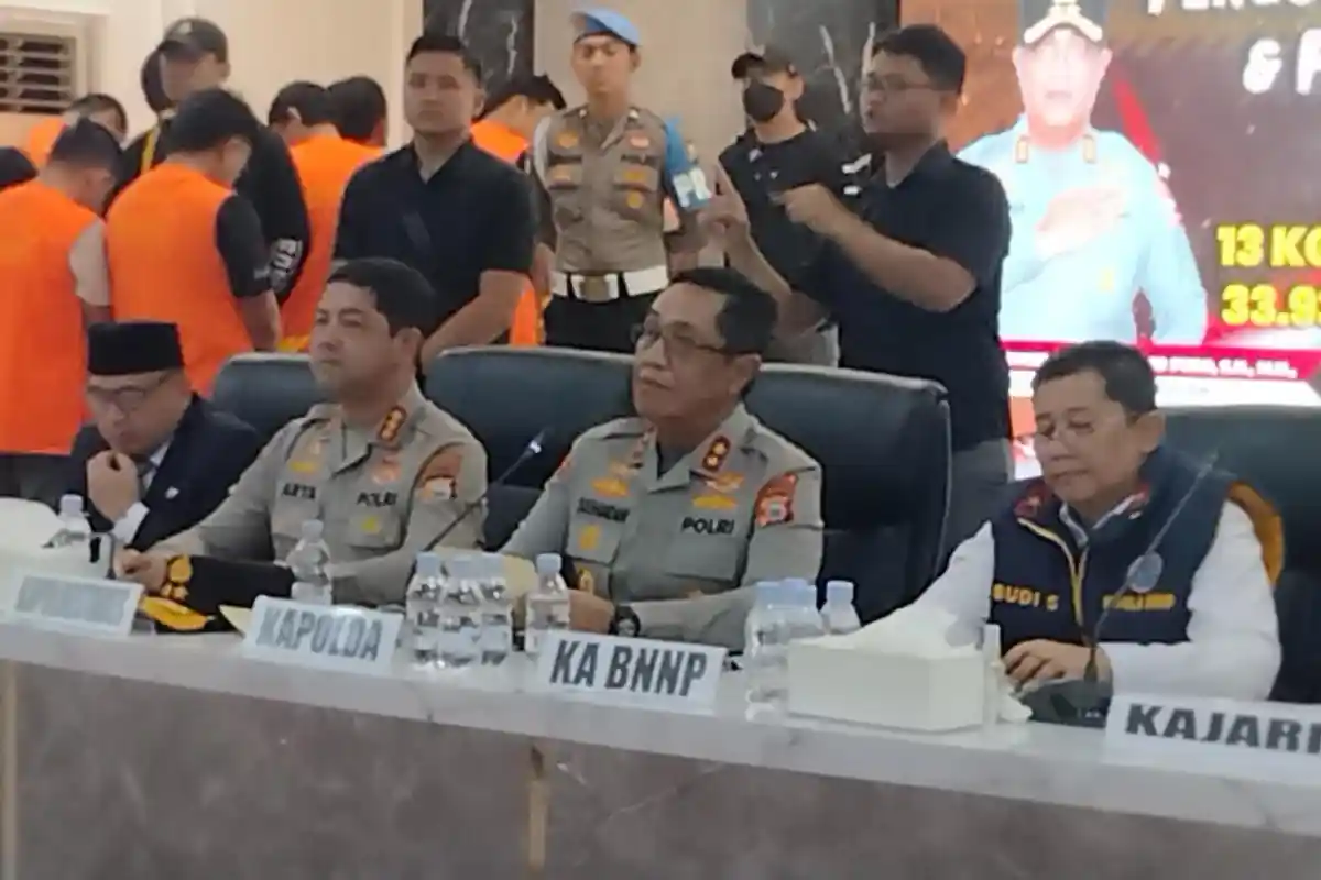 20 Kg Narkoba Dimusnahkan, Kapolda Sulsel: Makassar Bukan Tempat Aman Bagi Bandar Narkoba