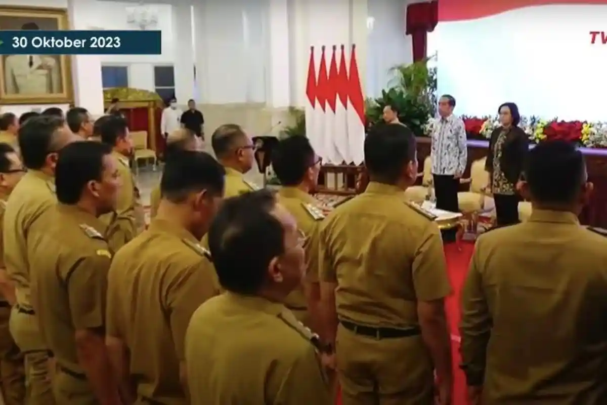 Jokowi Ingatkan Kepala Daerah untuk Tidak Memihak Salah Satu Capres/Cawapres di Pilpres 2024