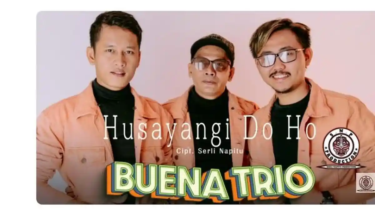 Lirik Lagu Batak Husayangi Do Ho Dipopulerkan oleh Buena Trio