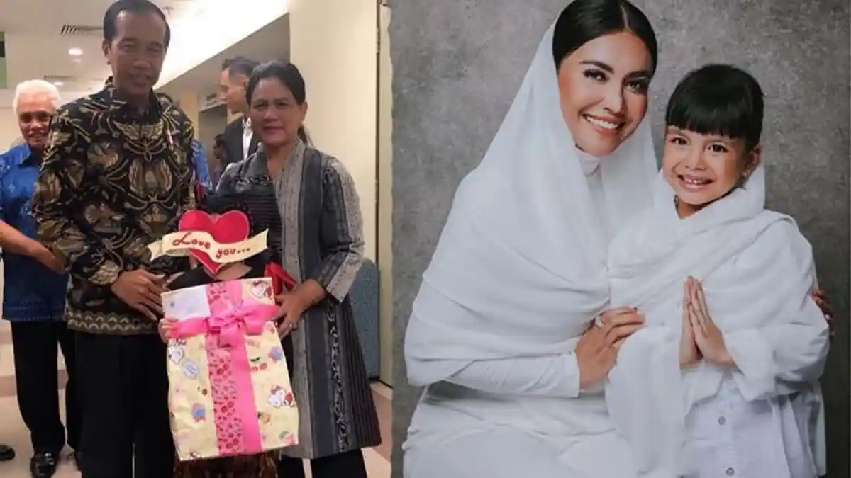 Selain Ani Yudhoyono, Jokowi Juga Jenguk Anak Denada, Shakira Girang Diberi 2 Hadiah, Ini Videonya!