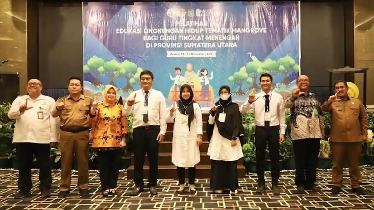151 Guru Sumut Ikuti Edukasi Lingkungan Hidup Tematik Mangrove, akan Diterapkan di Kurikulum Mulok