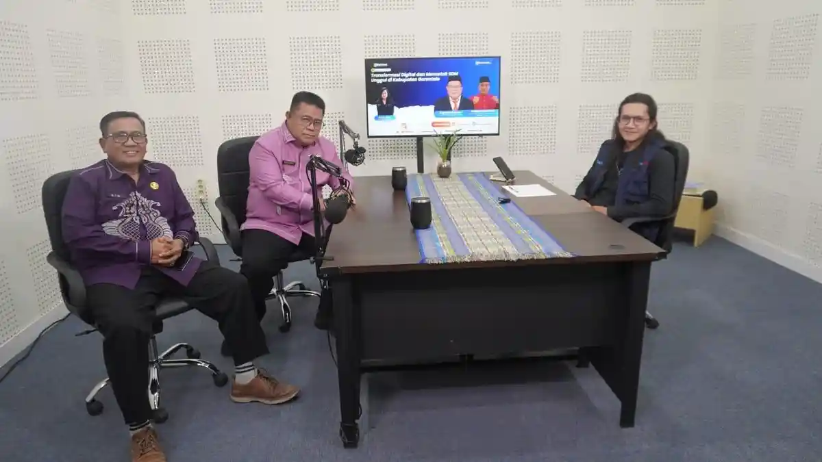 Sekda dan Kadis Kominfotik Kabupaten Gorontalo Sambangi Kantor TribunGorontalo.com