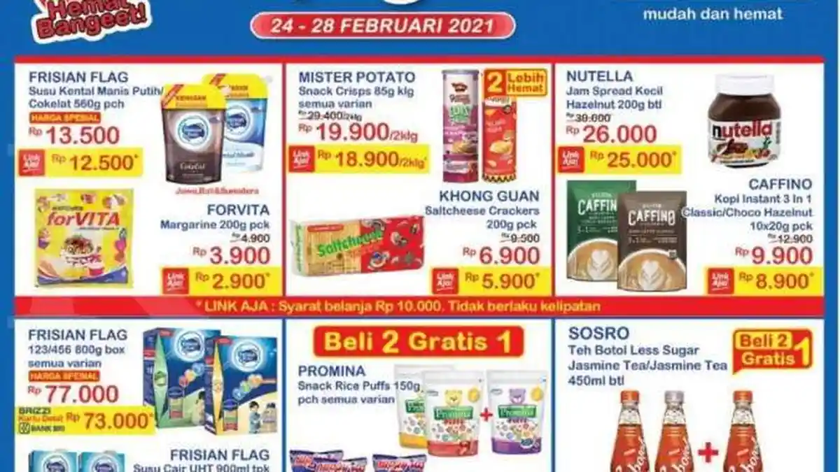 Promo Indomaret Hari Ini, Sabtu 27 Februari 2021: Ada Promo Nutella hingga Pocky