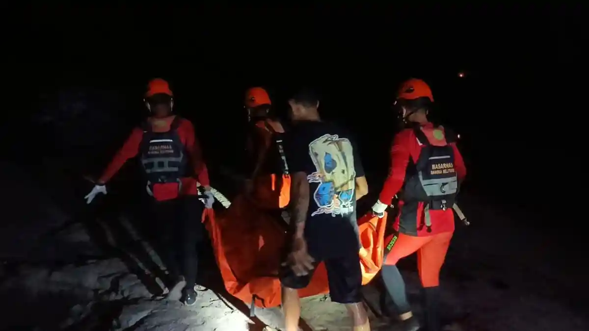Tim SAR Gabungan Evakuasi Jasad Penambang Timah Tenggelam di Desa Bantan Belitung - Posbelitung.co