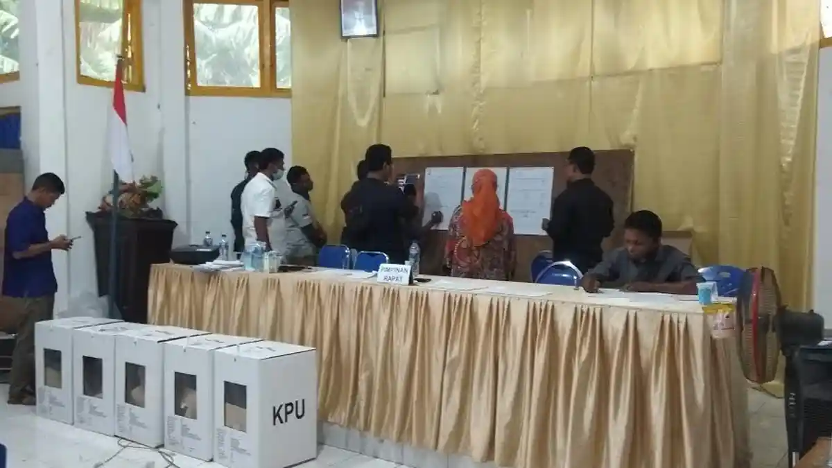 Begini Hasil Pleno Rekapitulasi Hasil Penghitungan Suara Pemilu Kecamatan Komodo 