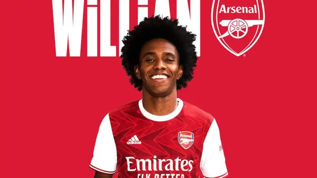 Arsenal Resmi Gaet Willian dari Chelsea Secara Gratis