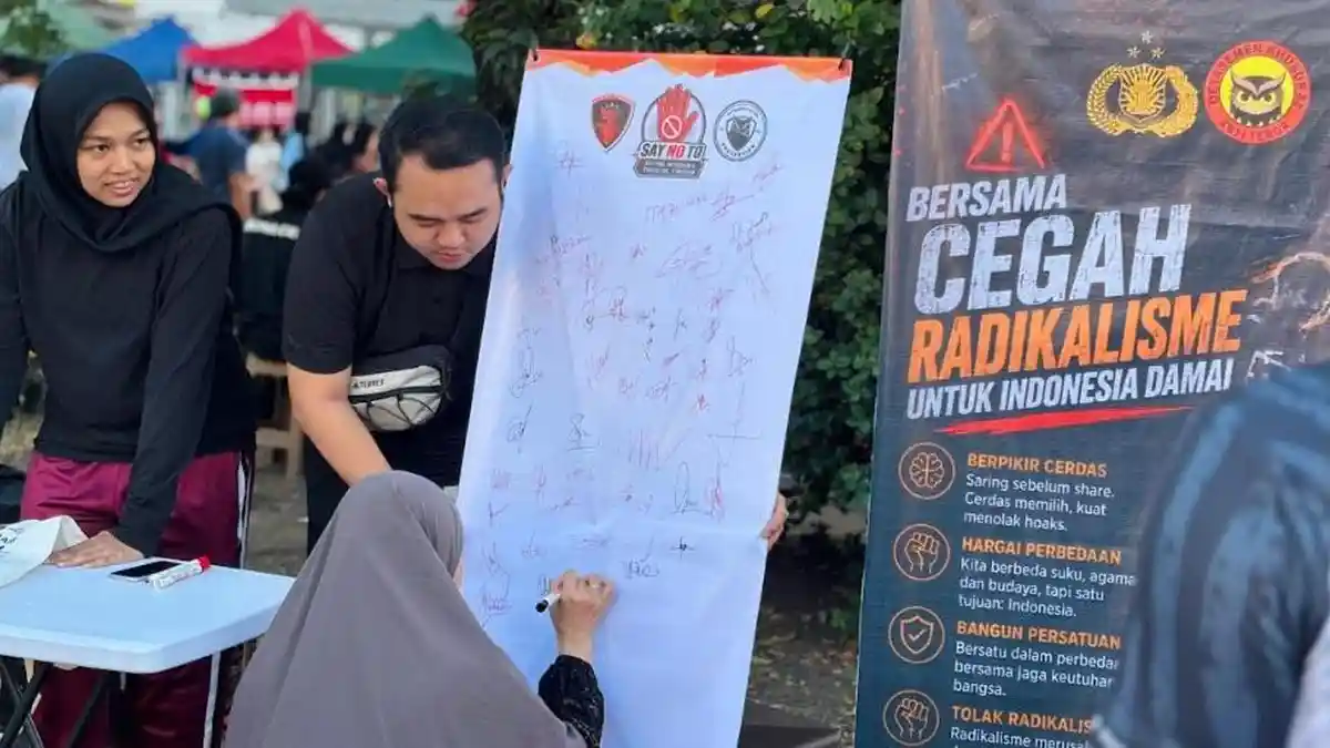 Kampanye Stop Bullying Menggema di CFD Boulevard Makassar, Warga Diajak Tolak Perundungan Sejak Dini - Tribun-timur.com