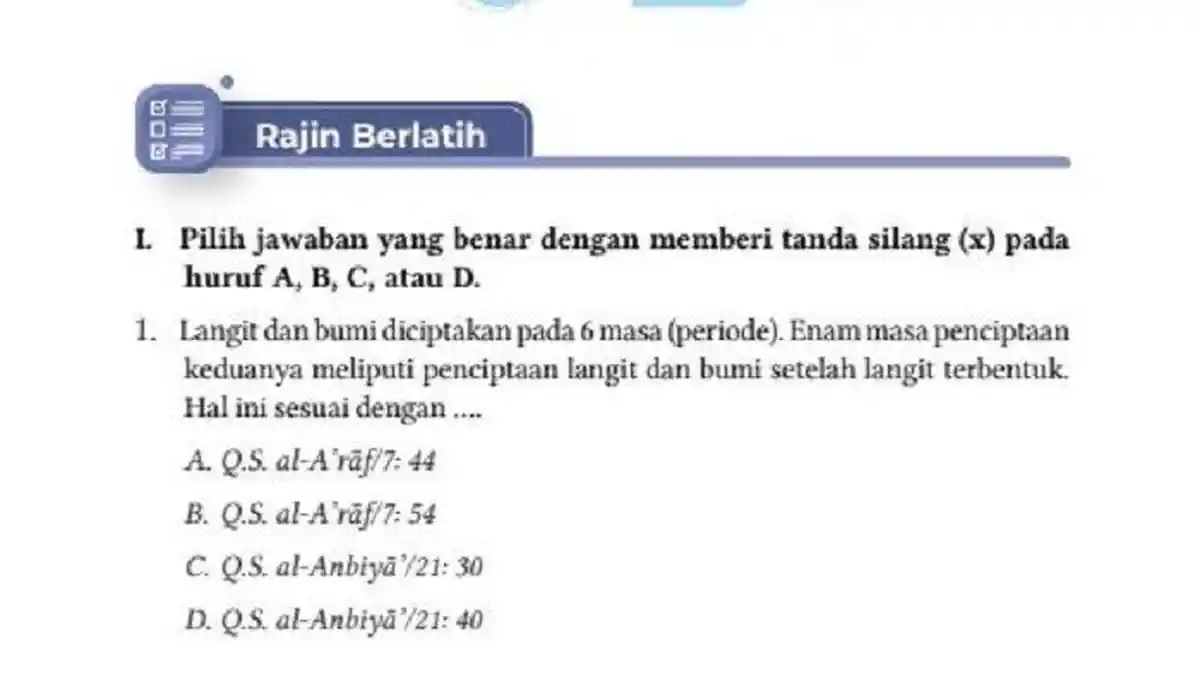 Kunci Jawaban Soal PAI Kelas 7 Halaman 145 146 147 dan 148 Bab 7 Kurikulum Merdeka