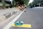 Pembagian Takjil Gratis dengan Menerapkan Jarak Fisik