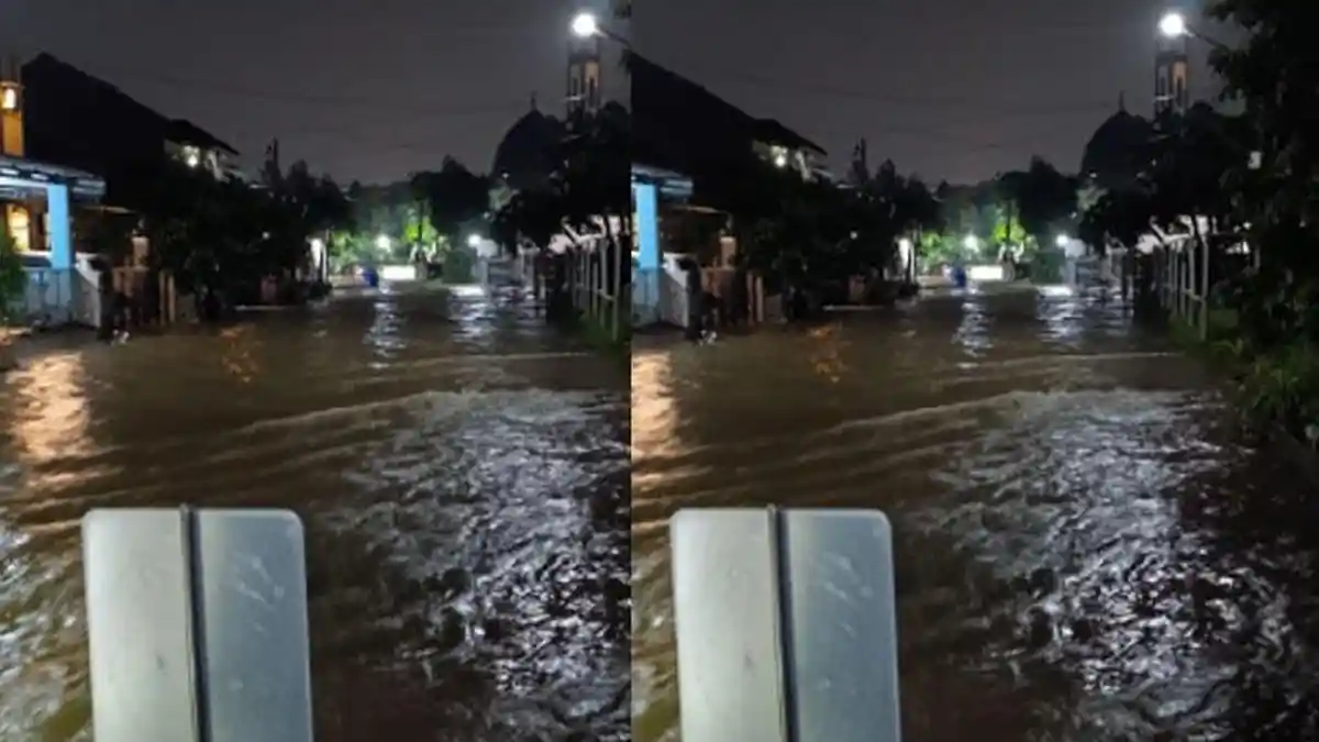 Kota Bogor Diguyur Hujan Deras, Perumahan Tamansari Persada Banjir, Beberapa Warga Sempat Terjebak