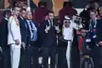 Presiden Prancis Emmanuel Macron Nonton Langsung Final Piala
