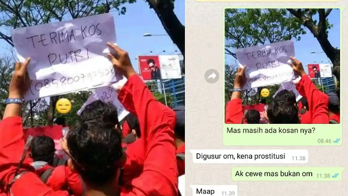 Viral Mahasiswa Tulis Nomor HP di Kertas Demo, Dapat Banyak Chat yang Tidak Ia Sangka